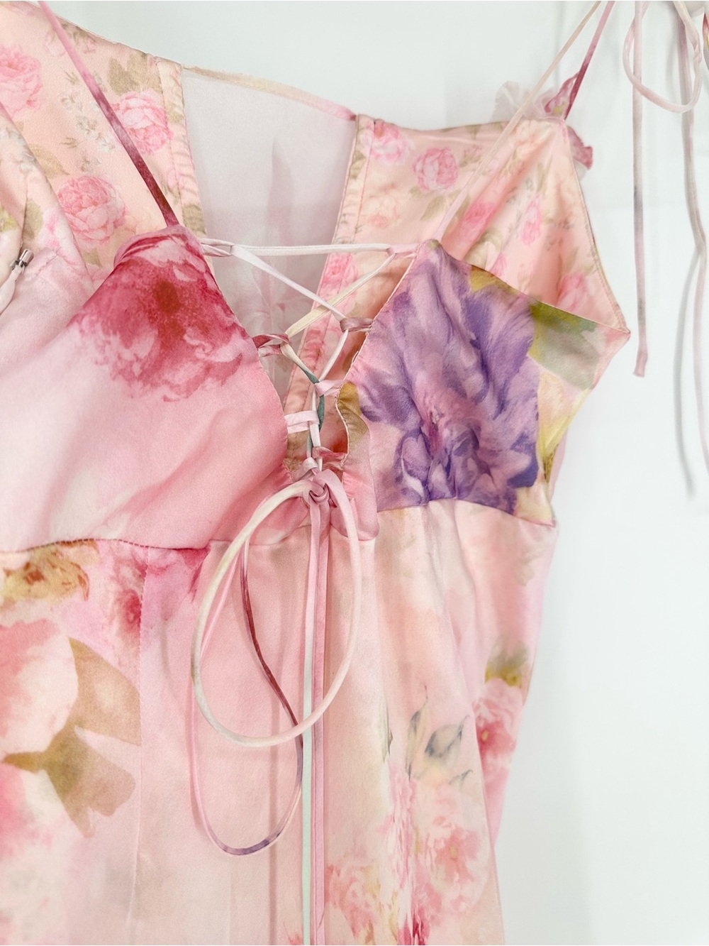 For Love & Lemons Lisa Floral Organza Maxi Dress - Picture 5 of 13